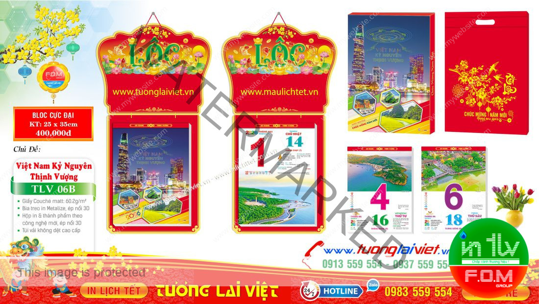 Lịch bloc cực đại Lộc Xuân