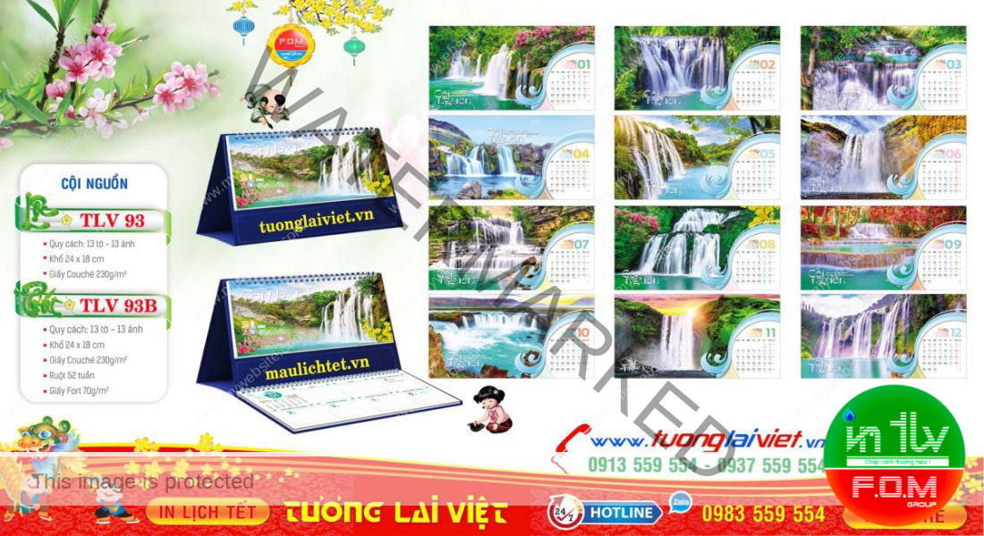 Mẫu Lịch Để Bàn Cội Nguồn