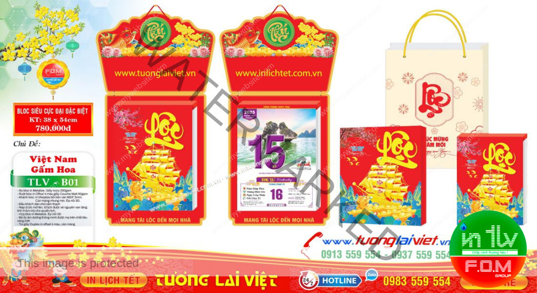 Thiết Kế và In Lịch Tết